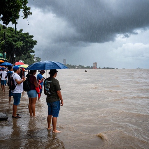 Inamhi emite alerta meteorológica: lluvias y riesgo de desborde afectan a la Costa ecuatoriana