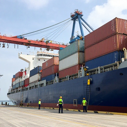 Puertos ecuatorianos movilizan 30,9 millones de toneladas de carga pesada