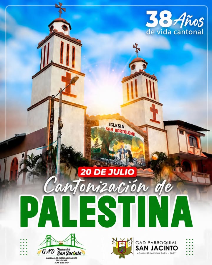 San Jacinto celebra los 38 años de cantonización de Palestina con un saludo fraternal